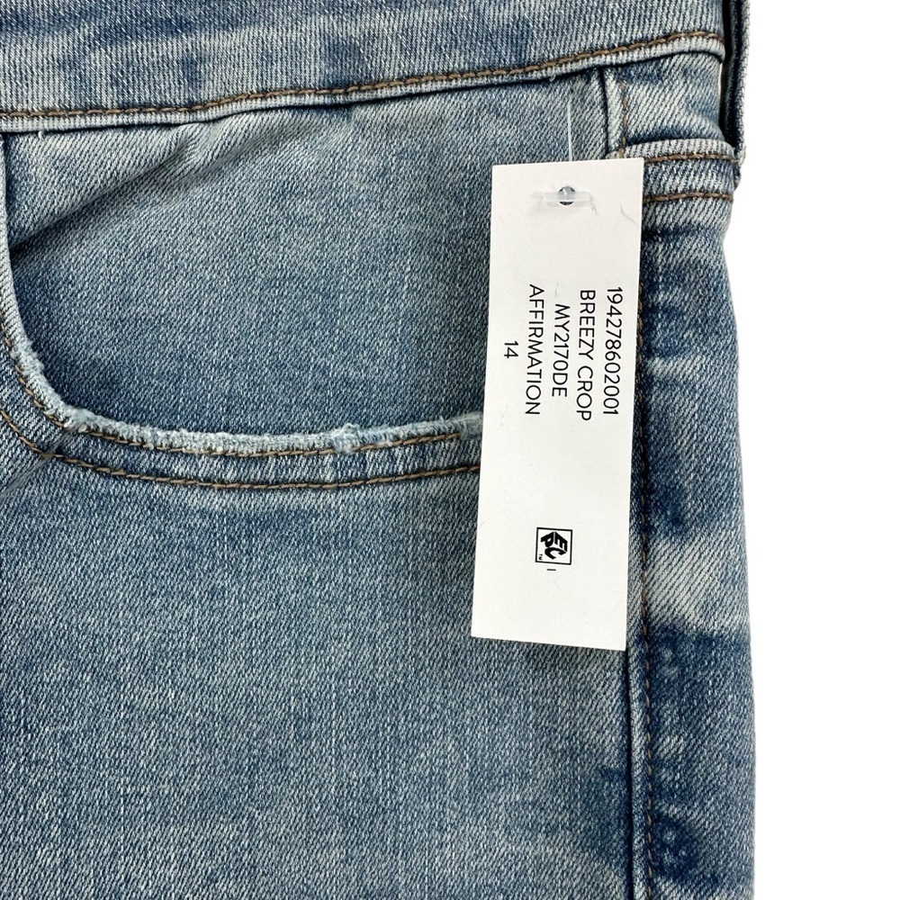Seven7 Breezy Crop High Rise Skimmer Jeans, 14 - Picture 5 of 9